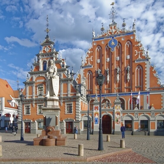 Schwarzhäupterhaus in Riga: Wurde hier der erste Weihnachtsbaum geschmückt?
