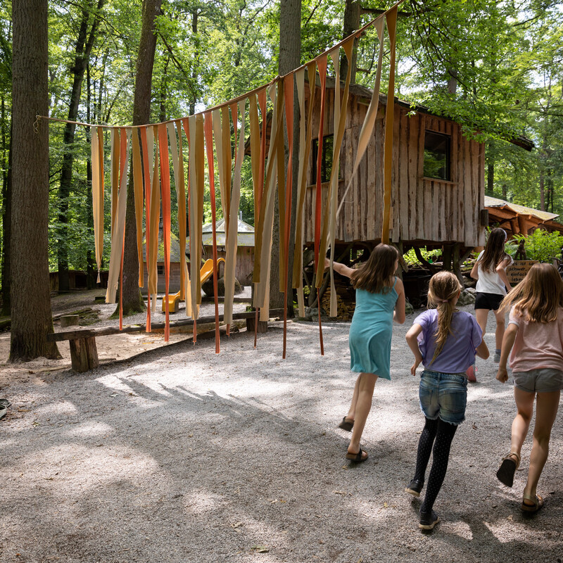 Kinder im Outdoor-Zentrum Lahntal