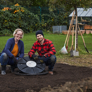 Zisterne im Garten einbauen