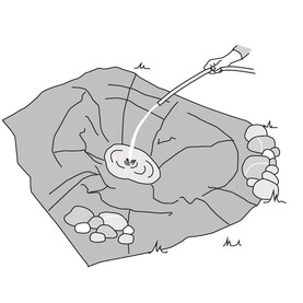 Teich anlegen: Bef&uuml;llen