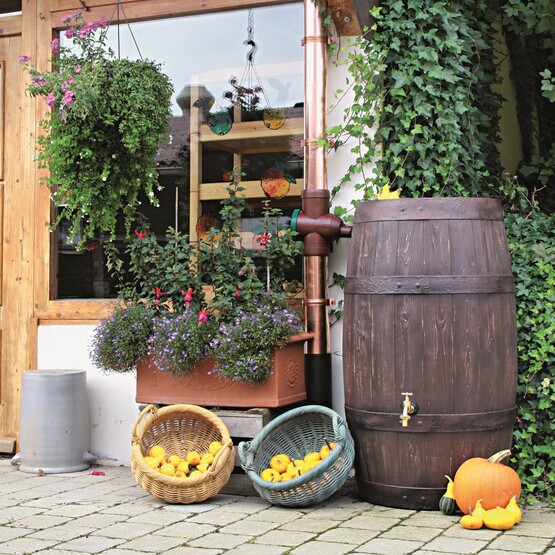 Holzregenfass