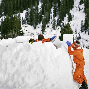 Iglu wird geschlossen