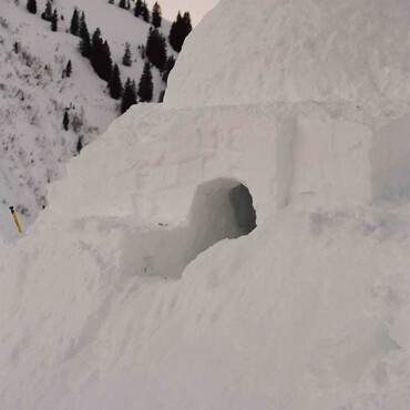 Iglu im Schnee