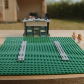 Streifenfundament als Lego-Aufbau