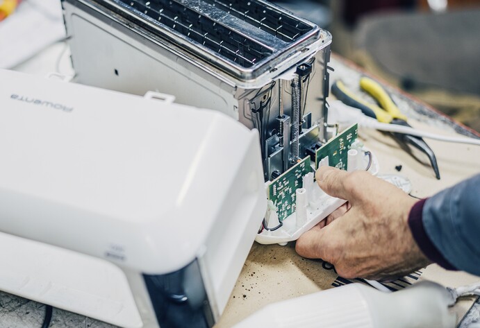 Toaster in Reparatur