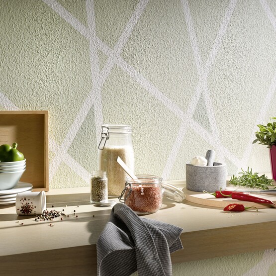 Muster an der Wand