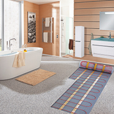 Bodenheizung im Badezimmer