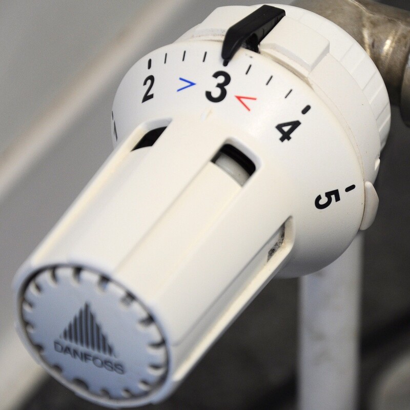 Thermostat aufdrehen