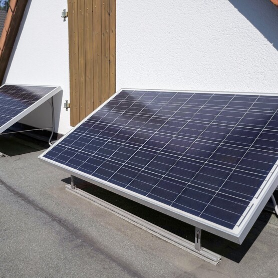Solaranlage auf Garage