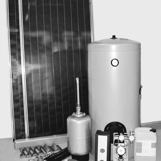 Solaranlage zur Brauchwasser Erwärmung