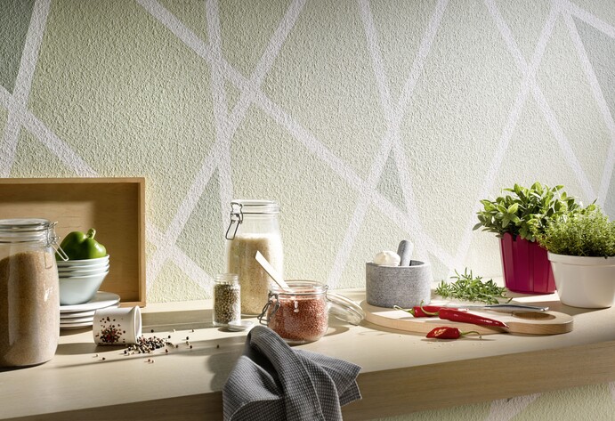 Muster an der Wand