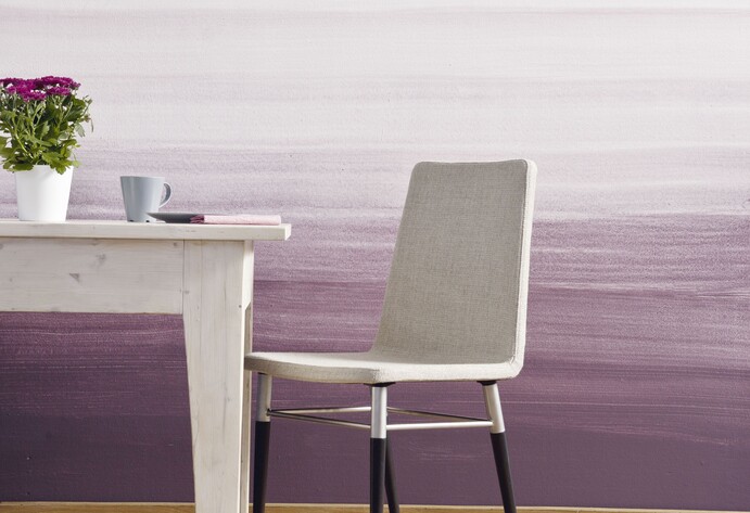 Aquarelleffekt an der Wand